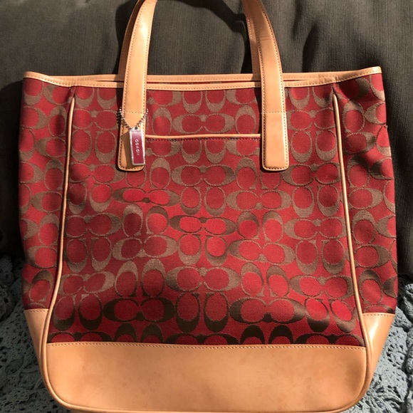 Coach Signature Tote - Picture 1 of 3